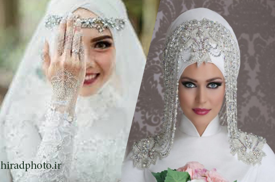 عکس عروس با حجاب لبنانی